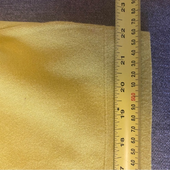 Sioni Size XL Mustard Rayon Blend Button-Up Cardigan Sweater Super Soft in EUC - Picture 10 of 10